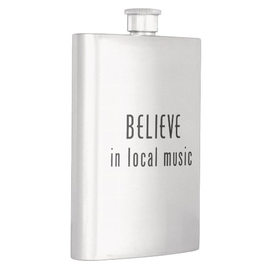 Geloof in lokale muziek flacon (Rechts)