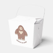 Geloof in Love Bigfoot Bedankdoosjes (Voorkant Zijde)