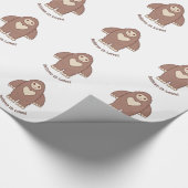 Geloof in Love Bigfoot Cadeaupapier (Hoek)