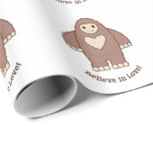 Geloof in Love Bigfoot Cadeaupapier (Rol Hoek)