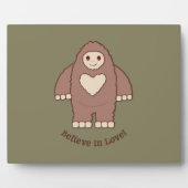 Geloof in Love Bigfoot Fotoplaat (Voorkant)