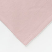Geloof in Magic Blush Pink Fleece Deken (Hoek)
