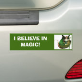 GELOOF IN MAGIC! BUMPERSTICKER (Op auto)