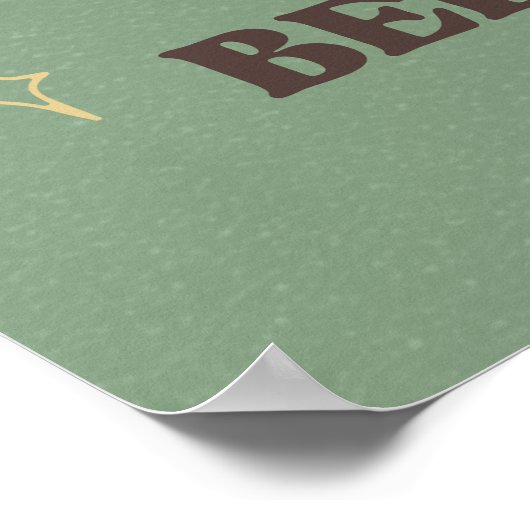 Geloof in Magic Butterfly Poster (Hoek)