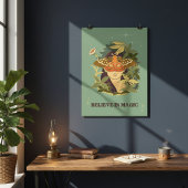 Geloof in Magic Butterfly Poster