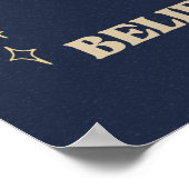 Geloof in Magic Butterfly Poster (Hoek)