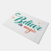 Geloof in Magic Christmas Deurmat (Schuin)