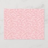 Geloof in Magic Gold Stars Unicorn Foto van afgelo Uitnodiging Briefkaart (Achterkant)