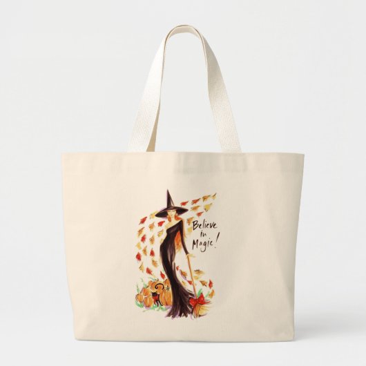 GELOOF IN MAGIC GROTE TOTE BAG (Voorkant)