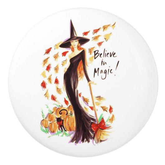 GELOOF IN MAGIC KERAMISCHE KNOP (Voorkant)