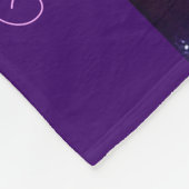 Geloof in Magic Pink Unicorn Fleece Deken (Hoek)