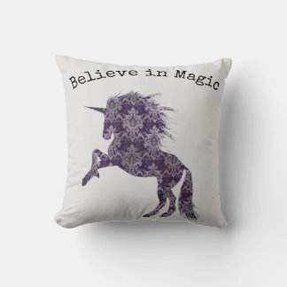 Geloof in Magic Unicorn Kussen
