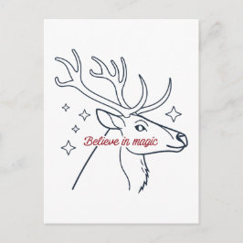 Geloof in magie feestdagenkaart