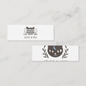 Geloof in magie - Kies achtergrondkleur Mini Visitekaartje (Voorkant / Achterkant)