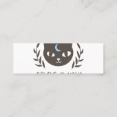 Geloof in magie - Kies achtergrondkleur Mini Visitekaartje (Achterkant)