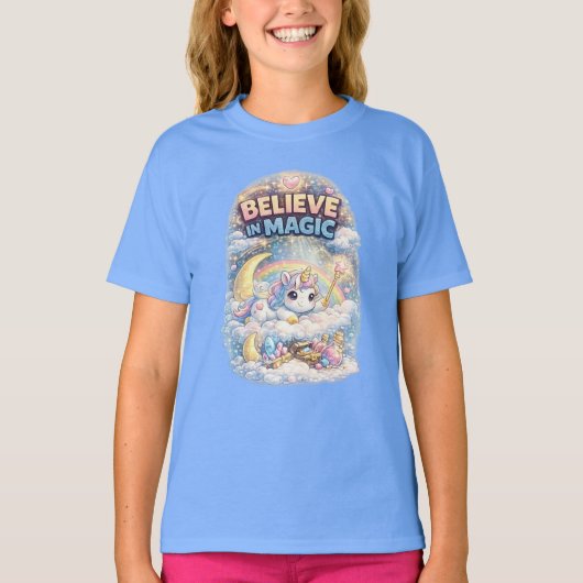 Geloof in magie t-shirt (Voorkant)