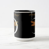 Geloof in magie! tweekleurige koffiemok (Center)