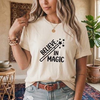 Geloof in Magie Unisex Grafische T-shirt