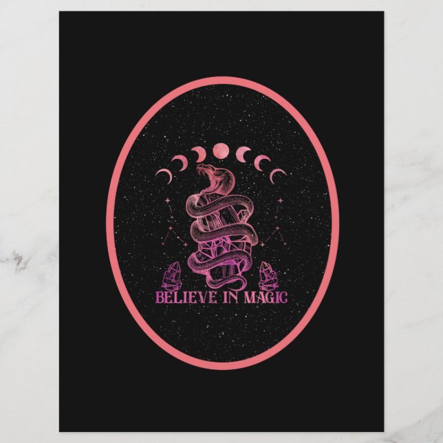 Geloof in magisch-Keltisch Wiccan-scrapbook (Voorkant)