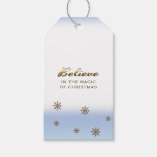 Geloof in Magisch van Kerstmis. De Labels van de Cadeaulabel