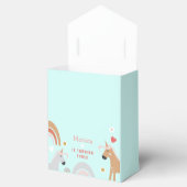 Geloof in magische eenhoorn kinderen verjaardag bedankdoosjes (Geopend)