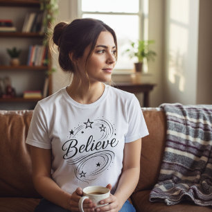 Geloof in Magische Sterren - Inspirerende Hemellic T-shirt