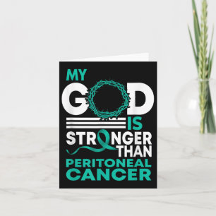 Geloof in mijn God is sterker dan buikvlieskanker Kaart