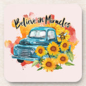 Geloof in Miracles Bier Onderzetter (Voorkant)