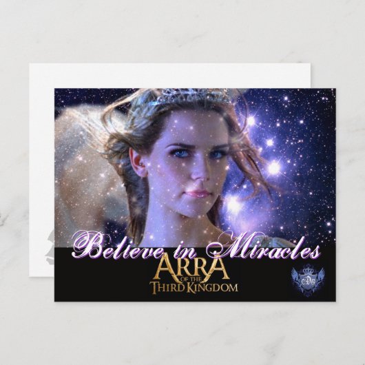 GELOOF IN MIRACLES - Briefkaart (Voorkant / Achterkant)