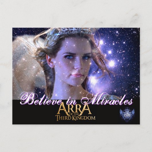 GELOOF IN MIRACLES - Briefkaart (Voorkant)