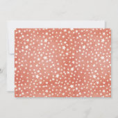 Geloof in moderne typografie feestdagenkaart (Achterkant)