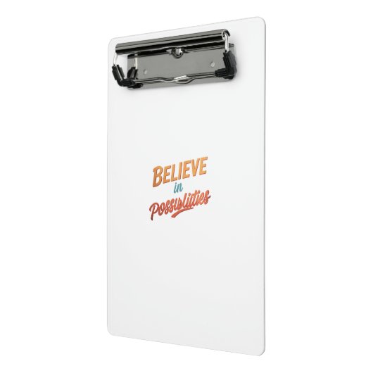 Geloof in mogelijkheden mini klembord (Angled2)