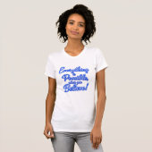 Geloof in Mogelijkheid Dames T-shirt (Voorkant volledig)