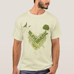 Geloof in muziek grafische T T-shirt