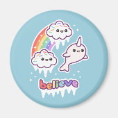 Geloof in Narwhals Magneet (Voorkant)