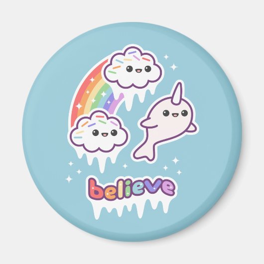 Geloof in Narwhals Magneet (Voorkant)