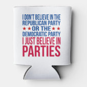 Geloof in partijen | Politiek geld Blikjeskoeler (Voorkant)