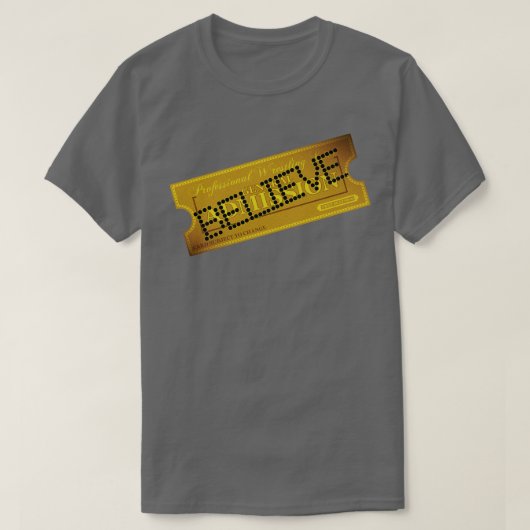 Geloof in professioneel worstelen Polar Express T-shirt (Design voorkant)