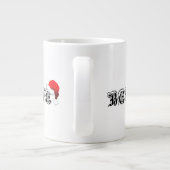 GELOOF IN SANTA CLAUS PET KERSTMIS TIJD KERSTAVOND GROTE KOFFIEKOP (Achterkant)