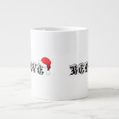 GELOOF IN SANTA CLAUS PET KERSTMIS TIJD KERSTAVOND GROTE KOFFIEKOP (Voorkant)