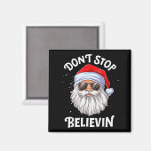Geloof in Sinterklaas Leuk Kerstmis Jongens Kind Magneet (Voorkant / Achterkant)