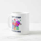 Geloof in Sinterklaas met Geschenken Koffiemok (Voorkant links)