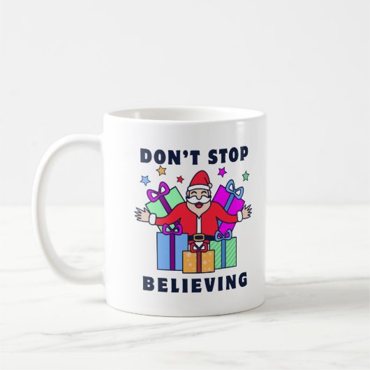 Geloof in Sinterklaas met Geschenken Koffiemok (Links)