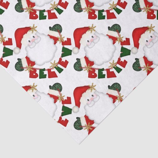 Geloof in SinterWITTE WEEFSUE WRAPPING PAPIER (Detail)