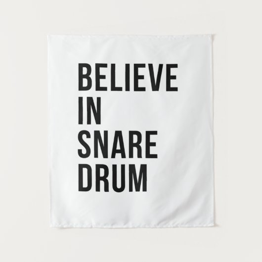 Geloof in snare drum wandkleed (Voorkant)