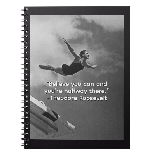 Geloof in Theodore Roosevelt Notitieboek (Voorkant)