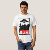 Geloof in UFO's T-shirt (Voorkant volledig)