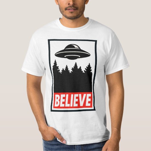 Geloof in UFO's T-shirt (Voorkant)