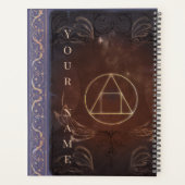 Geloof in Unicorn fantasy art Planner (Achterkant)