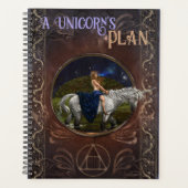 Geloof in Unicorn fantasy art Planner (Voorkant)